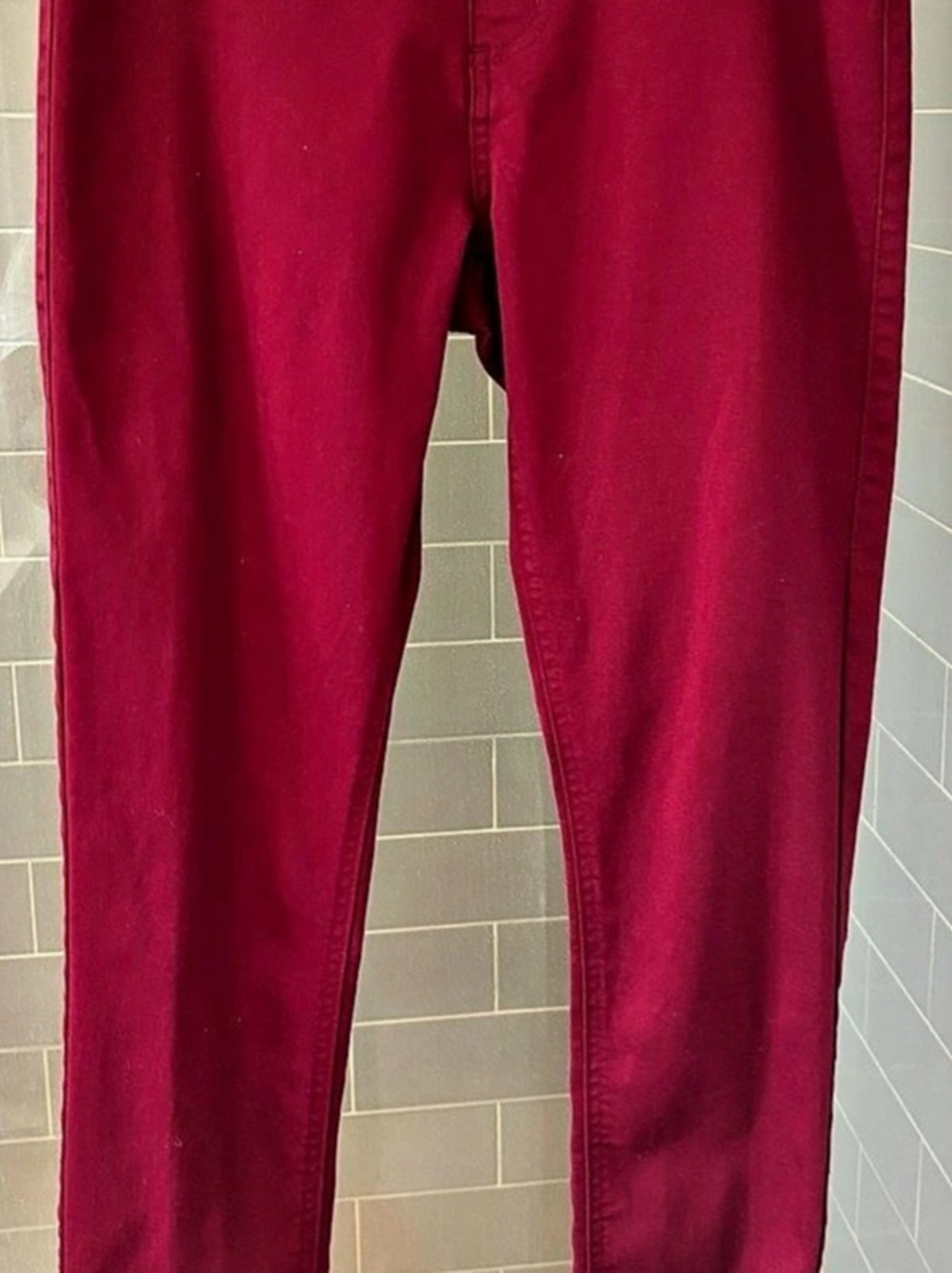 NYGARD Skinny Jeans in Red Like New